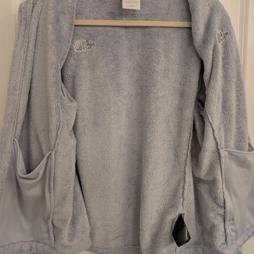 The North Face Light Blue Soft Fleece Jacket - XL - Preloved - Picture 8 of 15